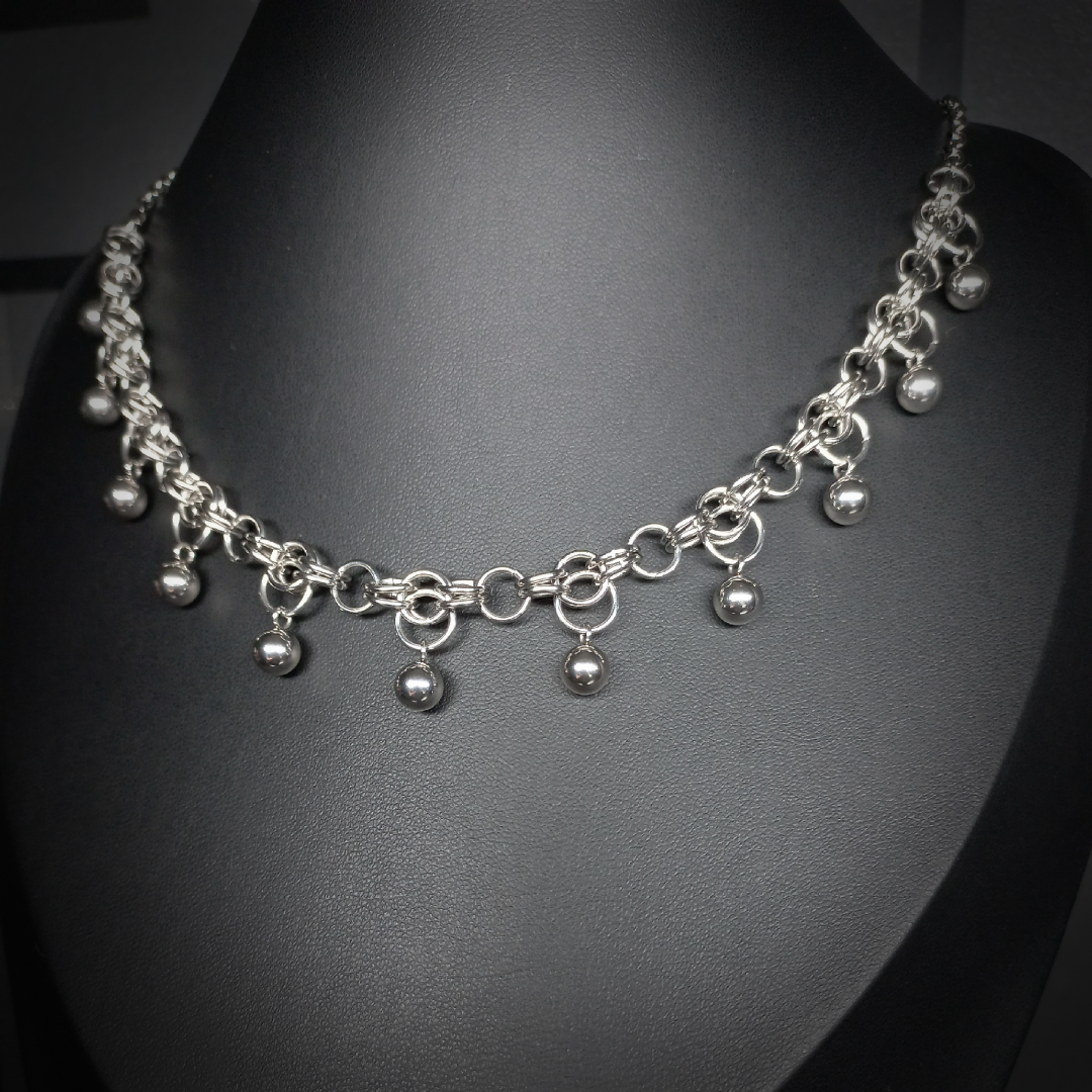 Collier Nightfall – Perles Obscures