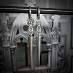 Boucles d’Oreilles Byzantines à Grande Pointe