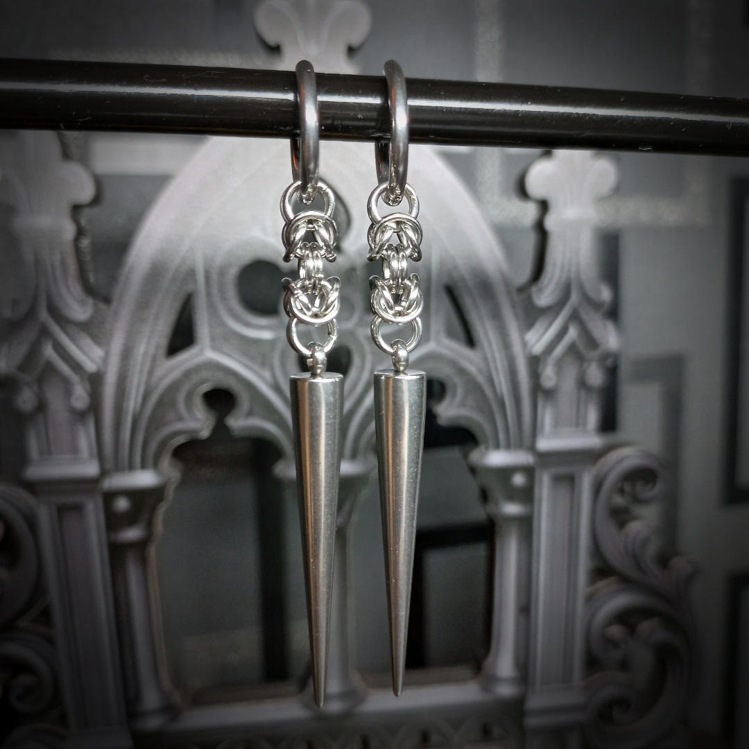 Boucles d’Oreilles Byzantines à Grande Pointe