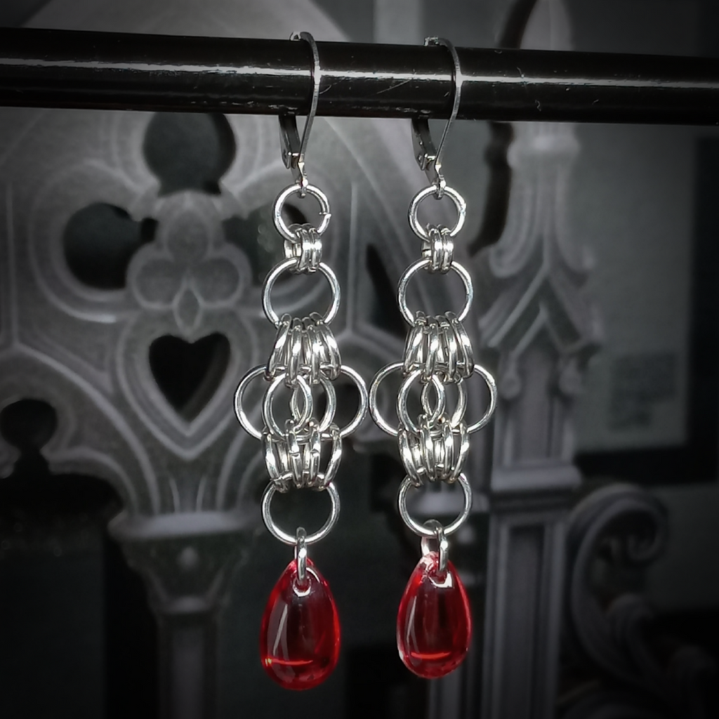 Boucles d’oreilles Bloodline – Scarlet Drop