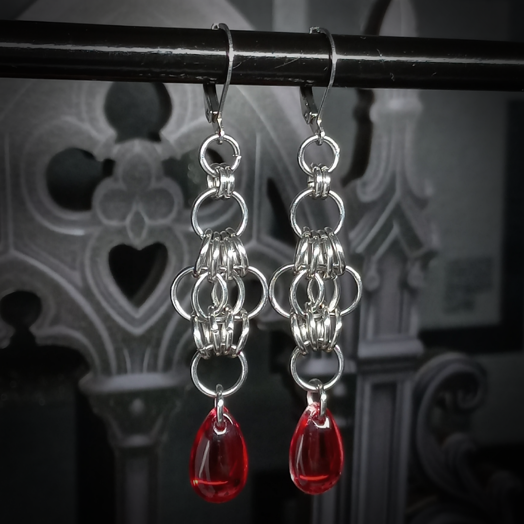 Boucles d’oreilles Bloodline – Scarlet Drop