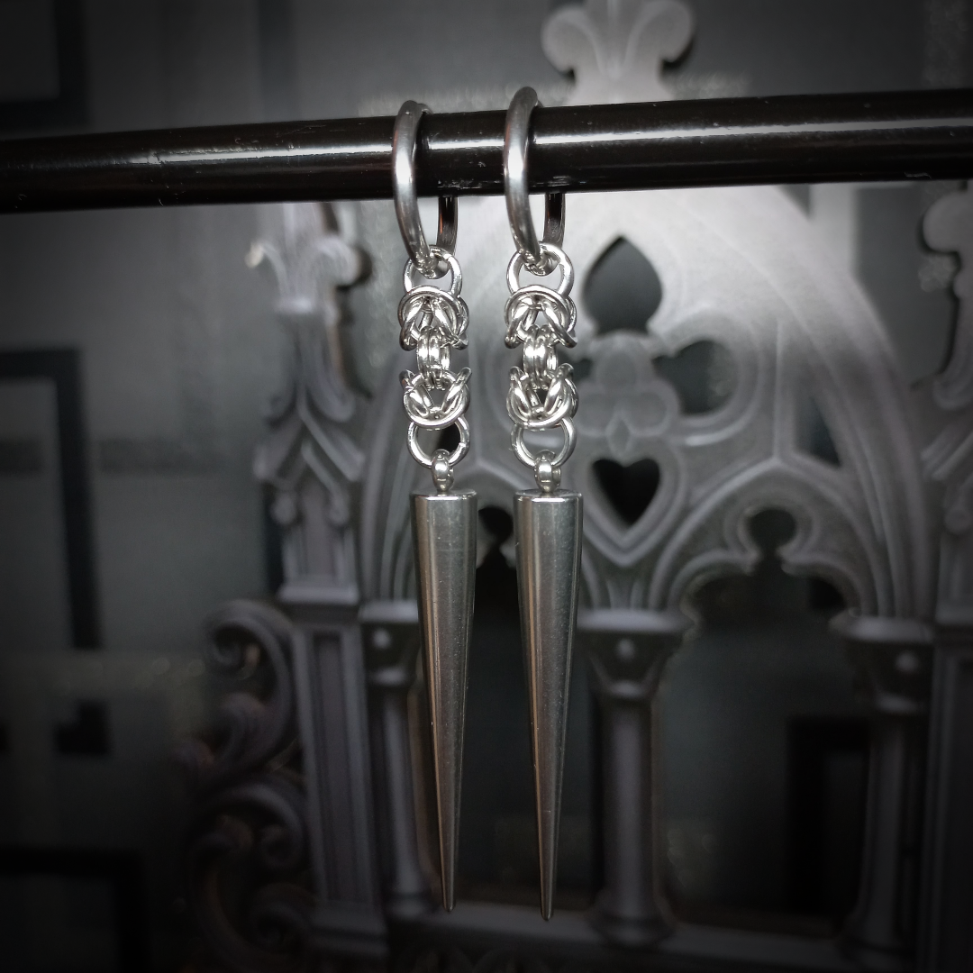 Boucles d’Oreilles Byzantines à Grande Pointe