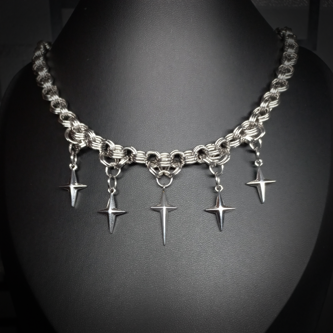 Collier Midnight – Constellations d’Acier
