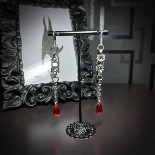 Byzantium Blood Earrings