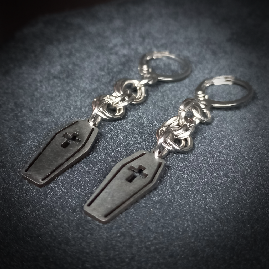 Boucles d’Oreilles Cercueil