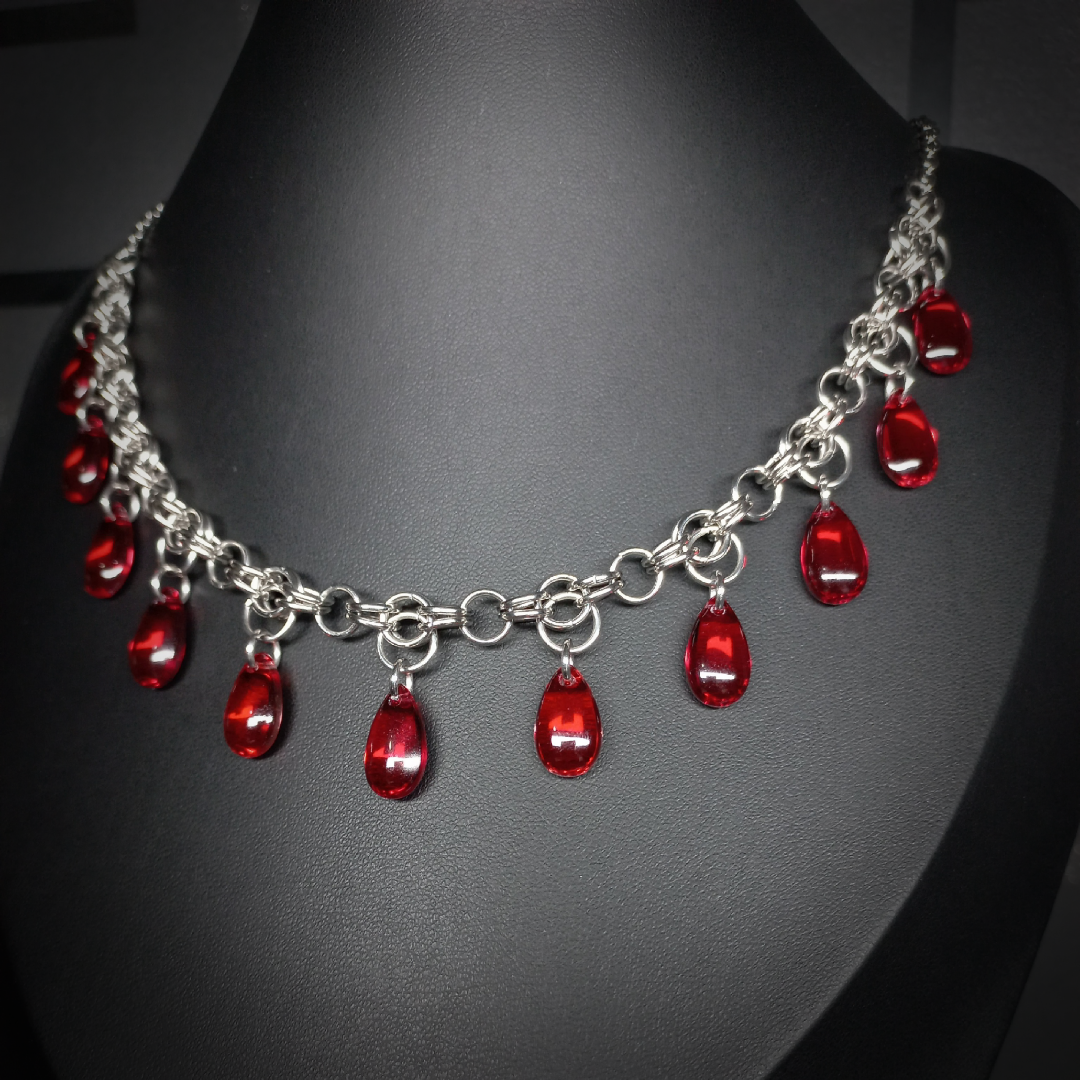 Collier Nightfall – Étreinte Pourpre