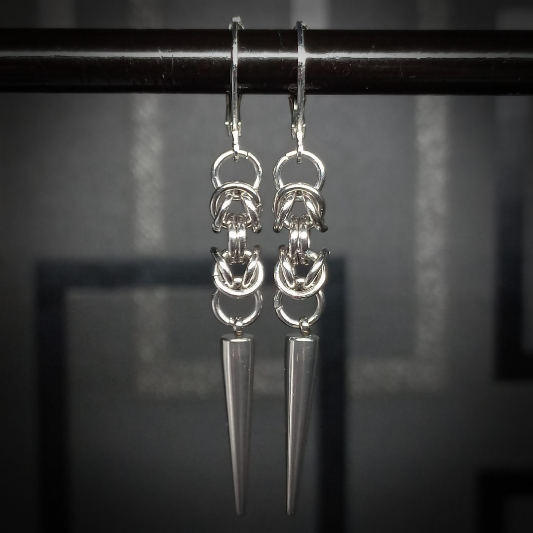 Boucles d’Oreilles Byzantines à Pointe