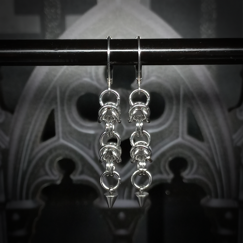 Boucles d’Oreilles Byzantines à Petite Pointe