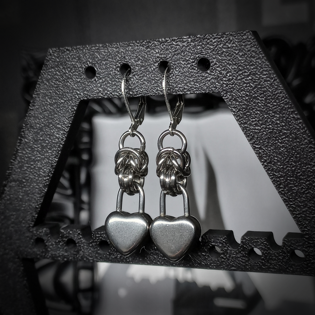 Boucles d’Oreilles Tria – Locked Hearts