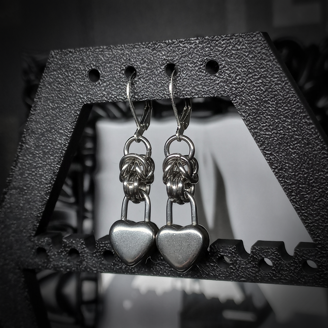 Boucles d’Oreilles Tria – Locked Hearts