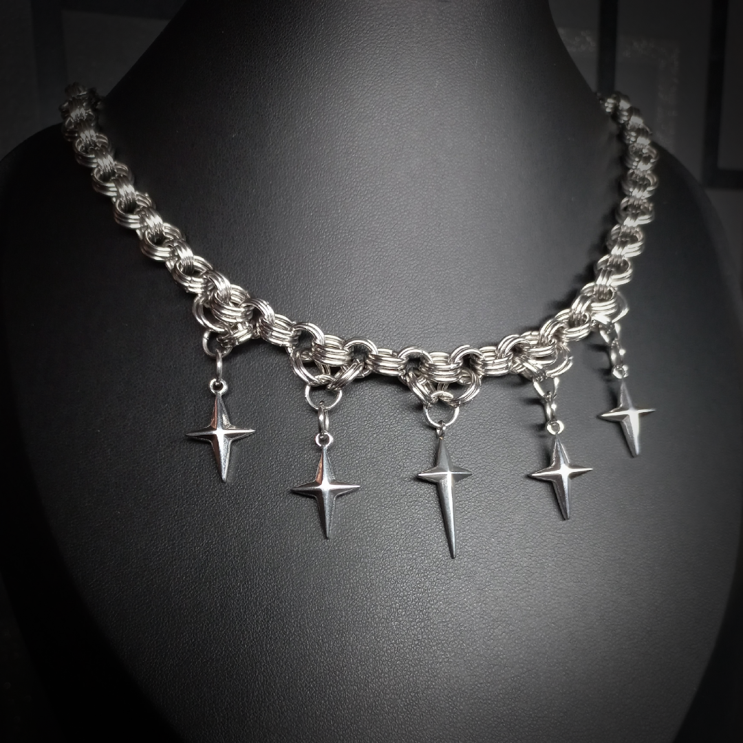 Collier Midnight – Constellations d’Acier
