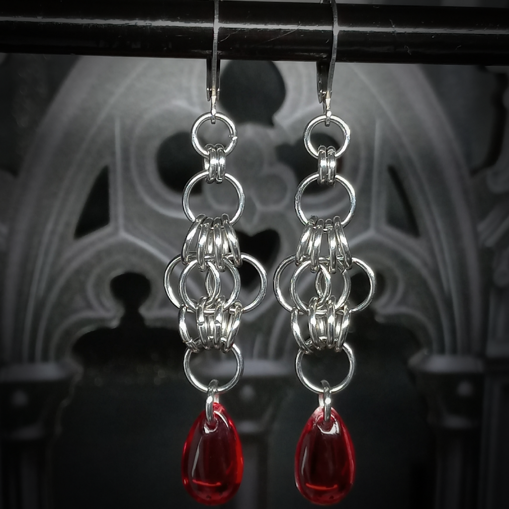 Boucles d’oreilles Bloodline – Scarlet Drop
