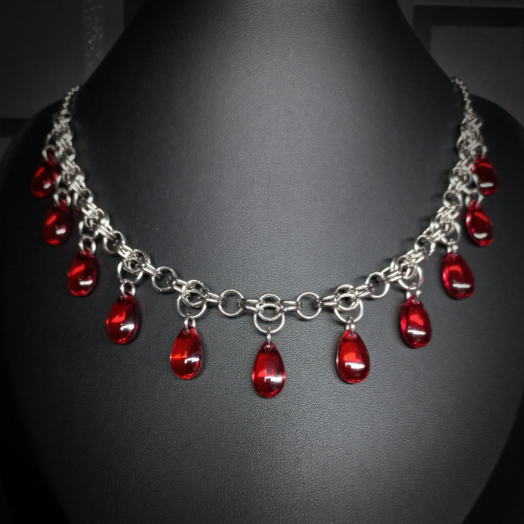 Collier Nightfall – Étreinte Pourpre