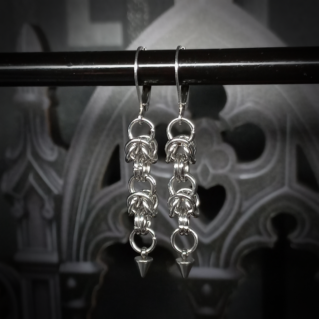 Boucles d’Oreilles Byzantines à Petite Pointe