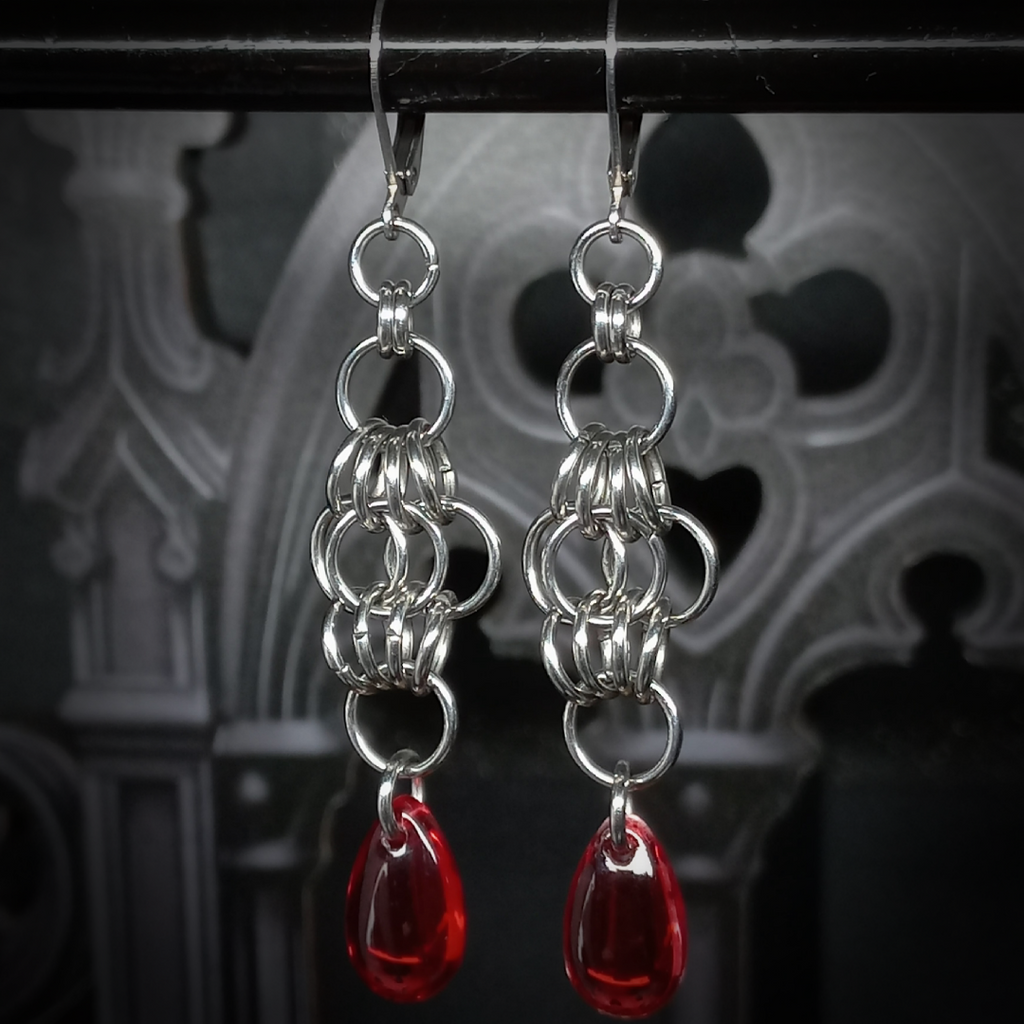 Boucles d’oreilles Bloodline – Scarlet Drop