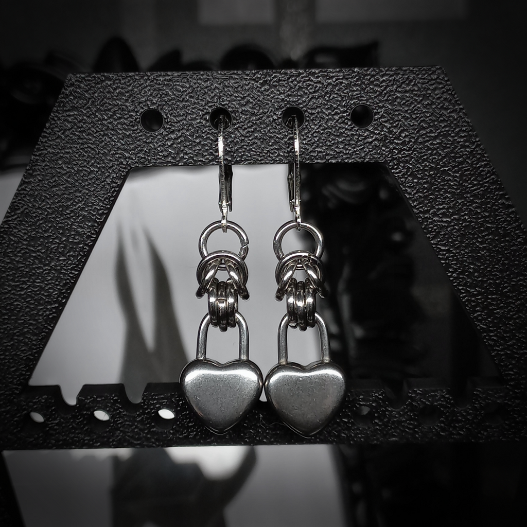 Boucles d’Oreilles Tria – Locked Hearts