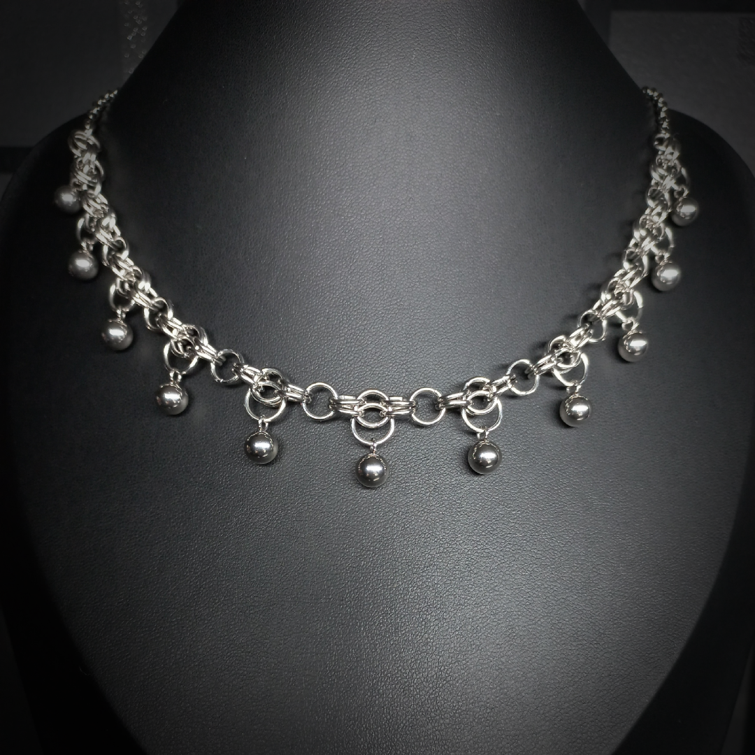Collier Nightfall – Perles Obscures