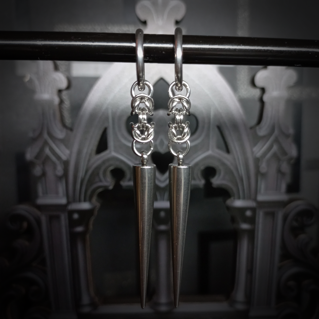 Boucles d’Oreilles Byzantines à Grande Pointe