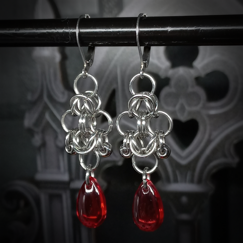 Boucles d’oreilles Bloodline – Blood Pearl