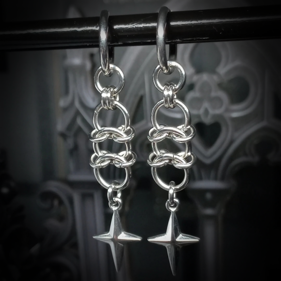 Boucles d’Oreilles à Motif Étoile