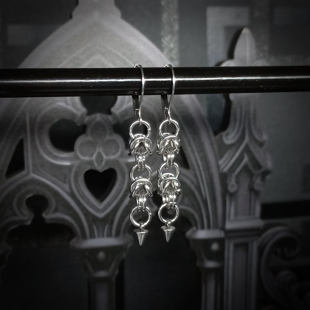 Boucles d’Oreilles Byzantines à Petite Pointe
