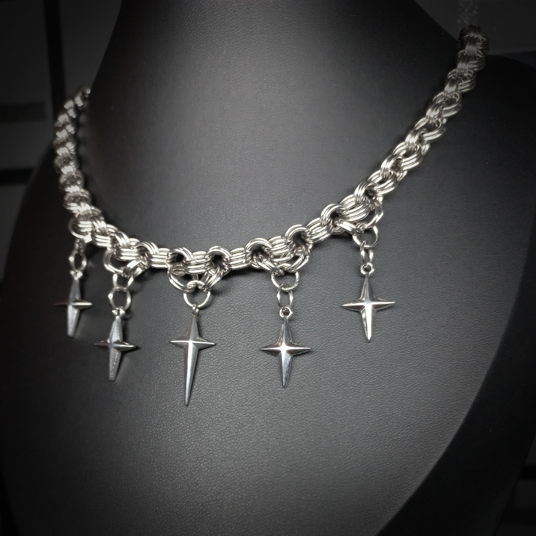 Collier Midnight – Constellations d’Acier