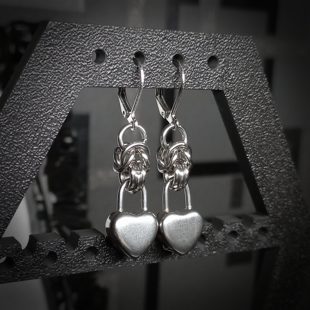 Boucles d’Oreilles Tria – Locked Hearts